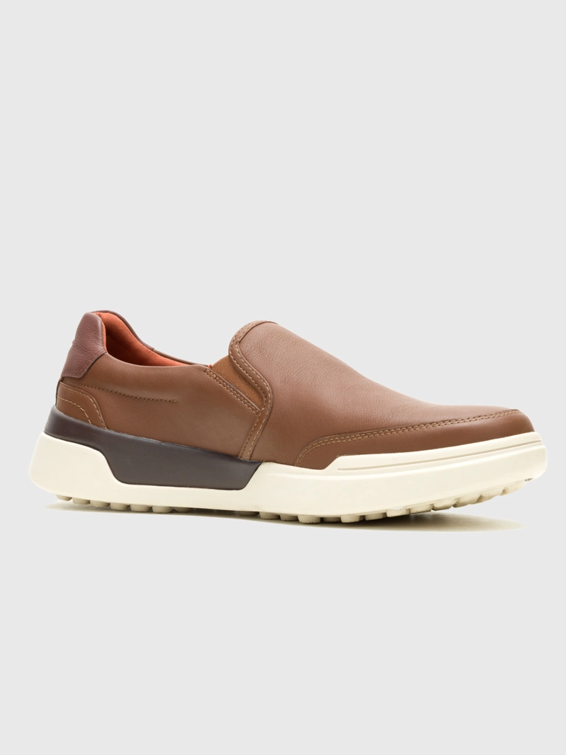 SLIP ON CUERO HOMBRE WES CAFE  HUSH PUPPIES - 1
