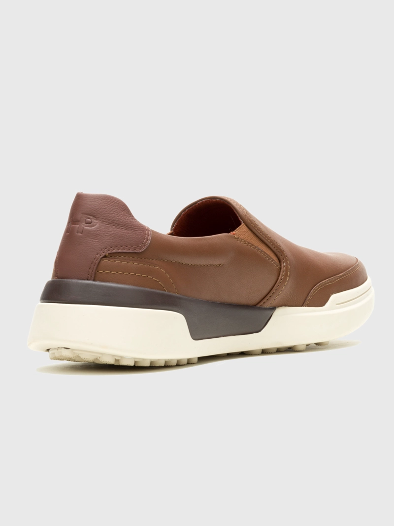 SLIP ON CUERO HOMBRE WES CAFE  HUSH PUPPIES - 4
