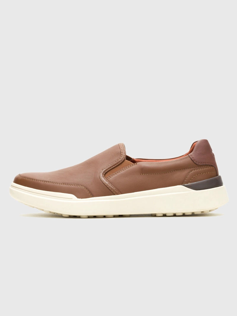 SLIP ON CUERO HOMBRE WES CAFE  HUSH PUPPIES - 5