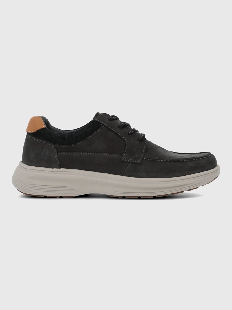 ZAPATILLA CUERO HOMBRE MOLTE GRIS HUSH PUPPIES - 1
