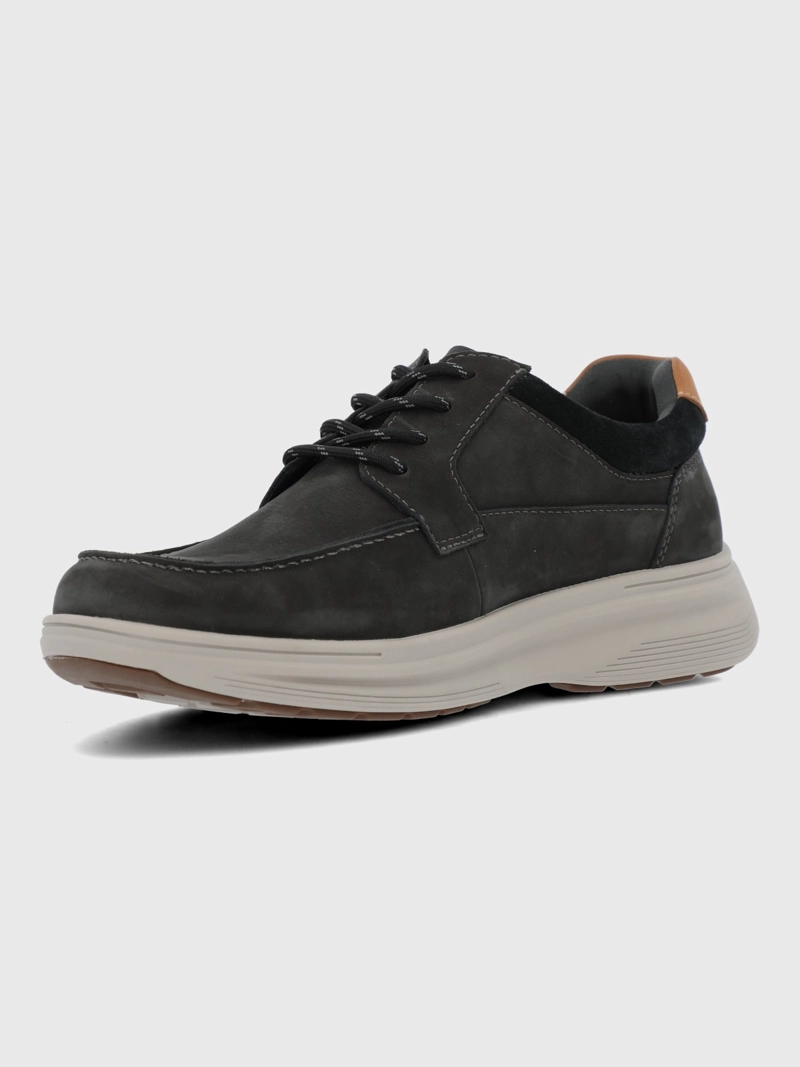 ZAPATILLA CUERO HOMBRE MOLTE GRIS HUSH PUPPIES - 5