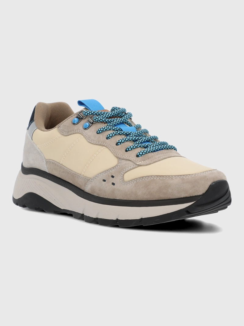 ZAPATILLA CUERO HOMBRE LUX BEIGE HUSH PUPPIES - 1