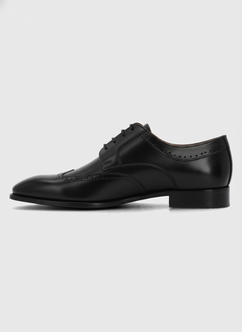 ZAPATO ITALIANO CUERO LORENZ NEGRO HUSH PUPPIES - 5