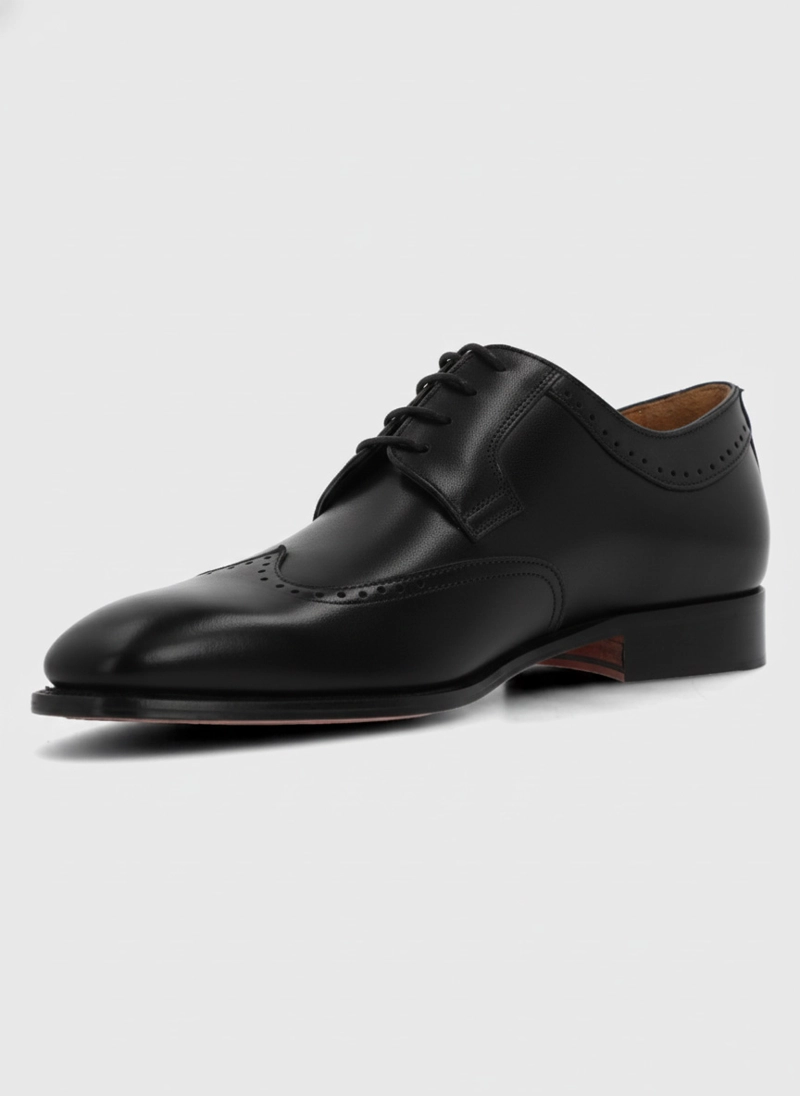 ZAPATO ITALIANO CUERO LORENZ NEGRO HUSH PUPPIES - 6