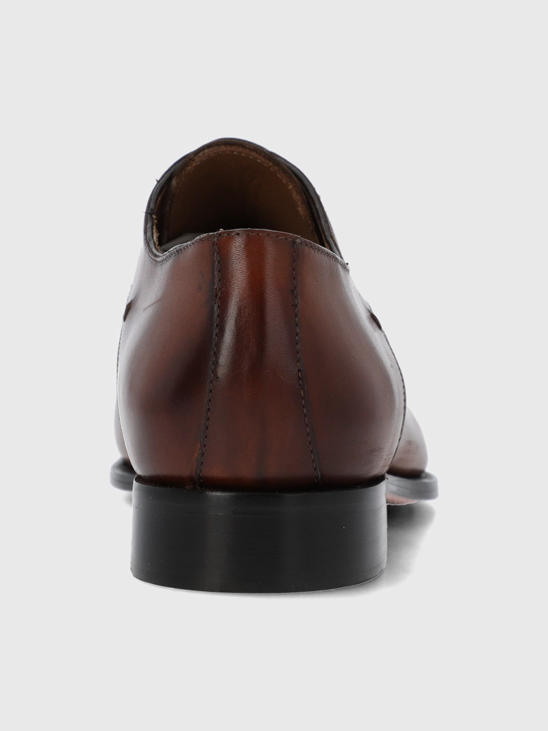 ZAPATO ITALIANO CUERO LUGGI CAFE  HUSH PUPPIES - 7