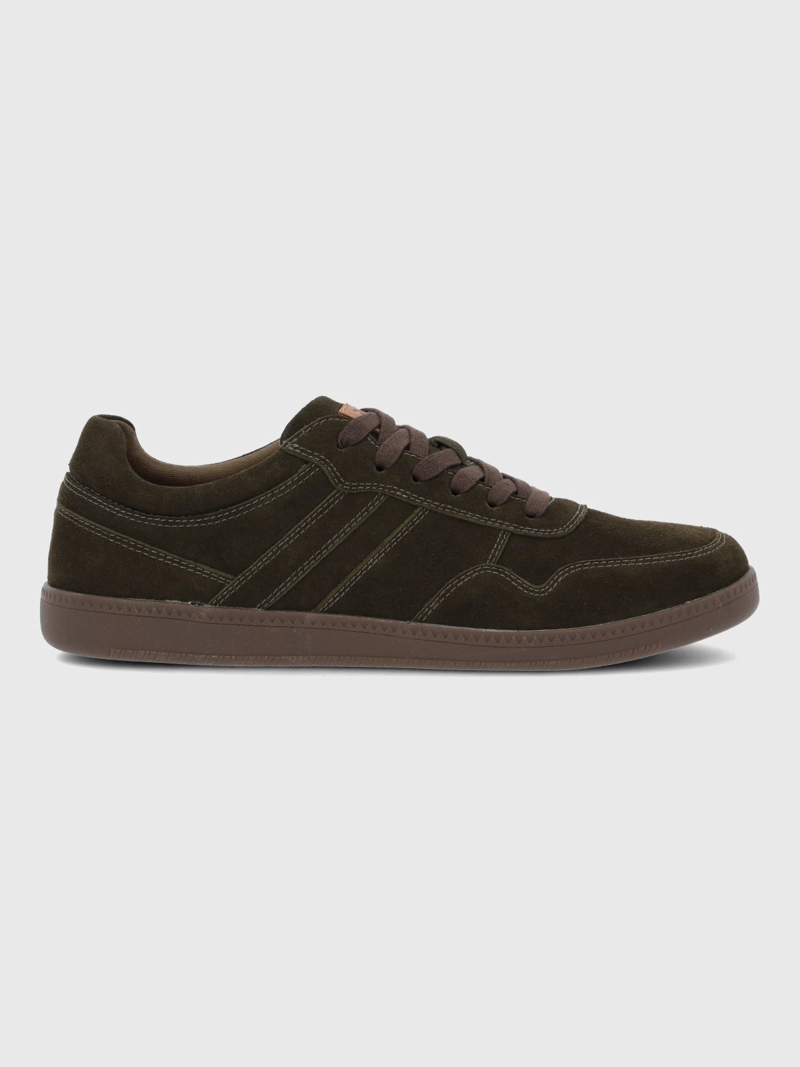 ZAPATILLA CUERO HOMBRE MARE CAFE  HUSH PUPPIES - 2