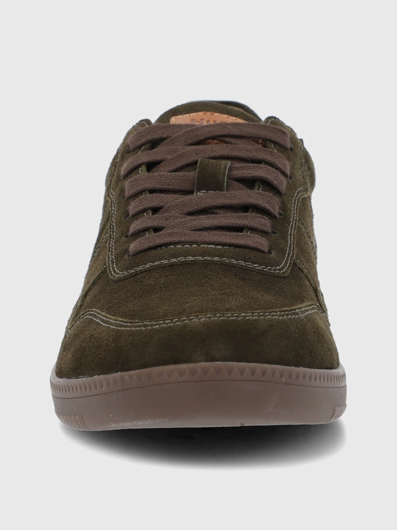 ZAPATILLA CUERO HOMBRE MARE CAFE  HUSH PUPPIES - 4