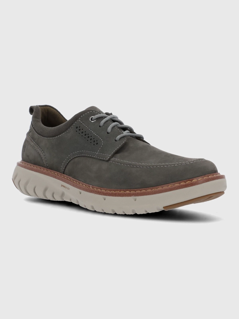ZAPATO CUERO HOMBRE SMART DERBY GRIS HUSH PUPPIES - 1