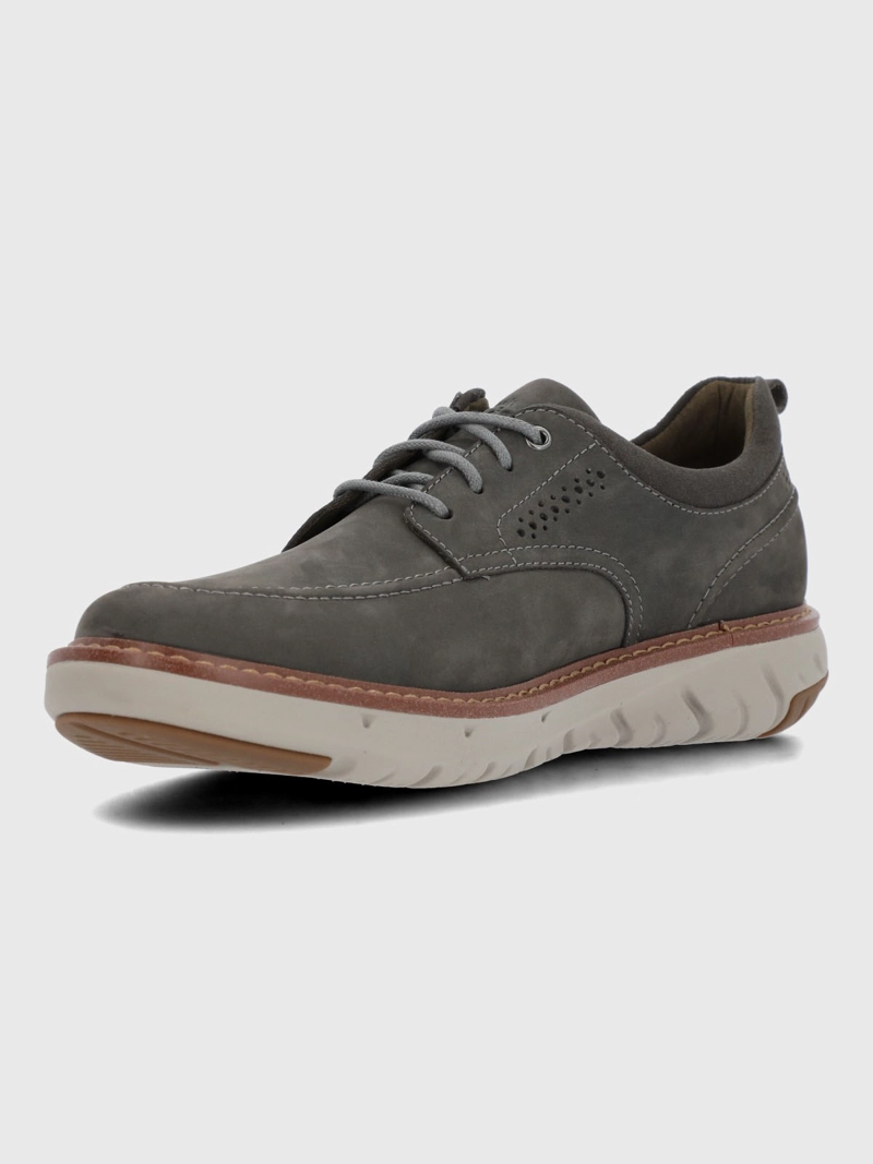 ZAPATO CUERO HOMBRE SMART DERBY GRIS HUSH PUPPIES - 6