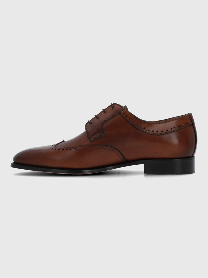 ZAPATO ITALIANO CUERO LORENZ CAFE  HUSH PUPPIES - 2
