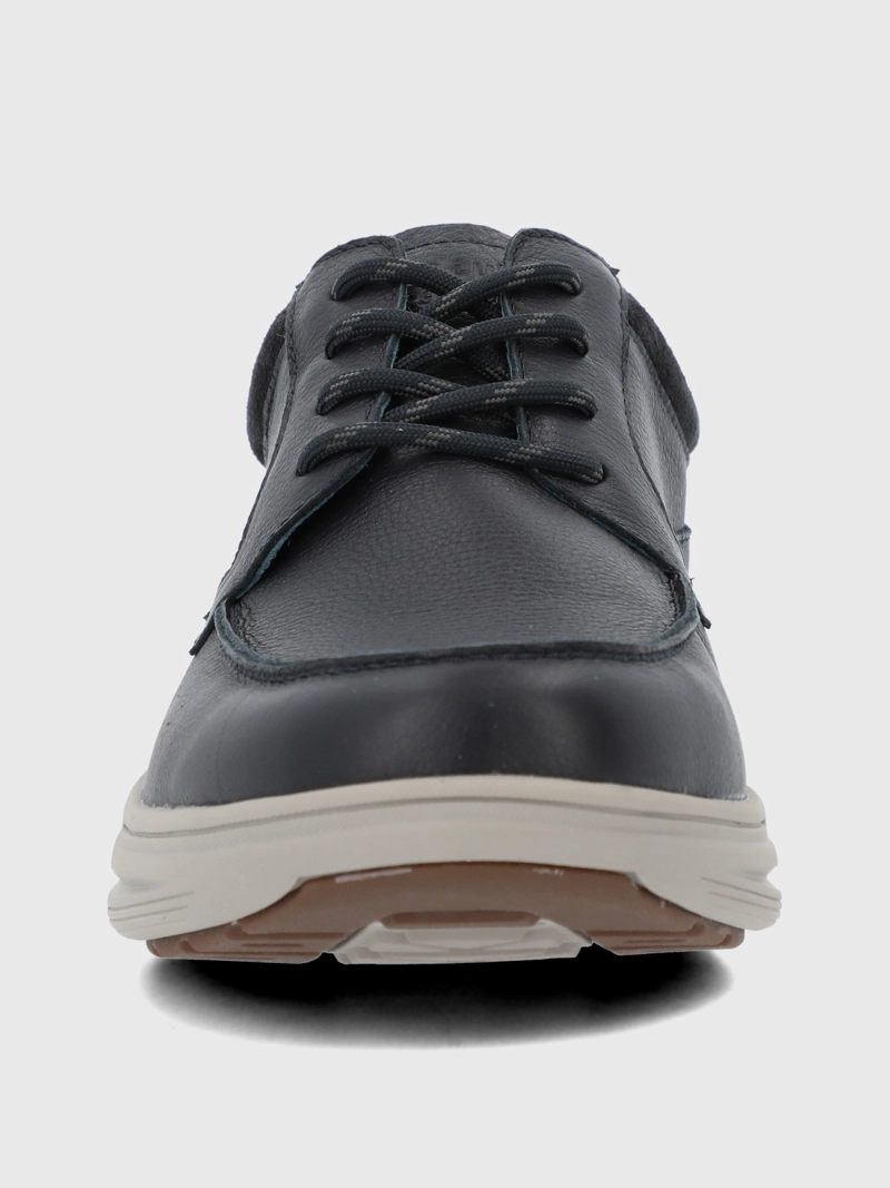 ZAPATILLA CUERO HOMBRE MOLTE AZUL HUSH PUPPIES - 4