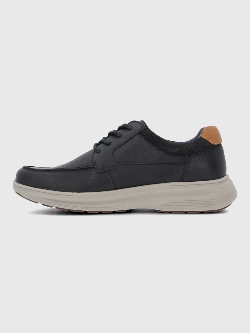 ZAPATILLA CUERO HOMBRE MOLTE AZUL HUSH PUPPIES - 5