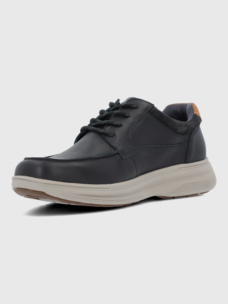 ZAPATILLA CUERO HOMBRE MOLTE AZUL HUSH PUPPIES - 6