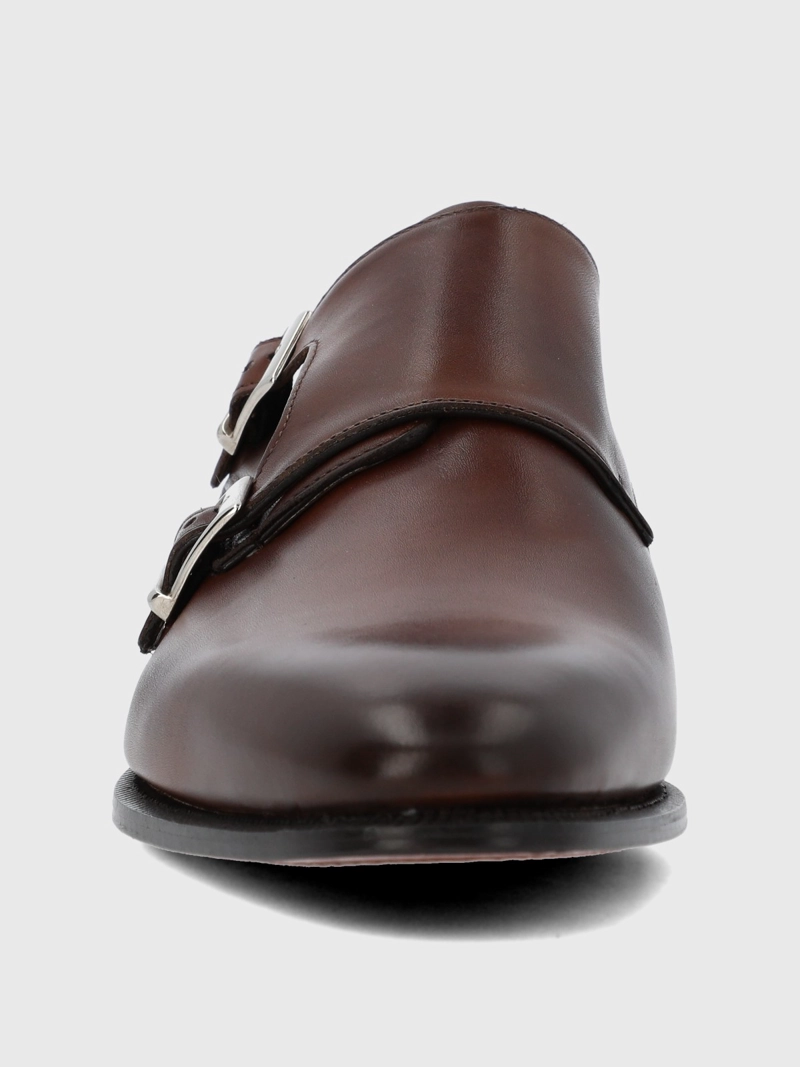 ZAPATO ITALIANO CUERO GELTO CAFE  HUSH PUPPIES - 4