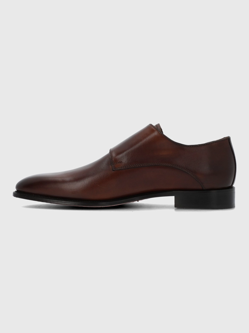 ZAPATO ITALIANO CUERO GELTO CAFE  HUSH PUPPIES - 5