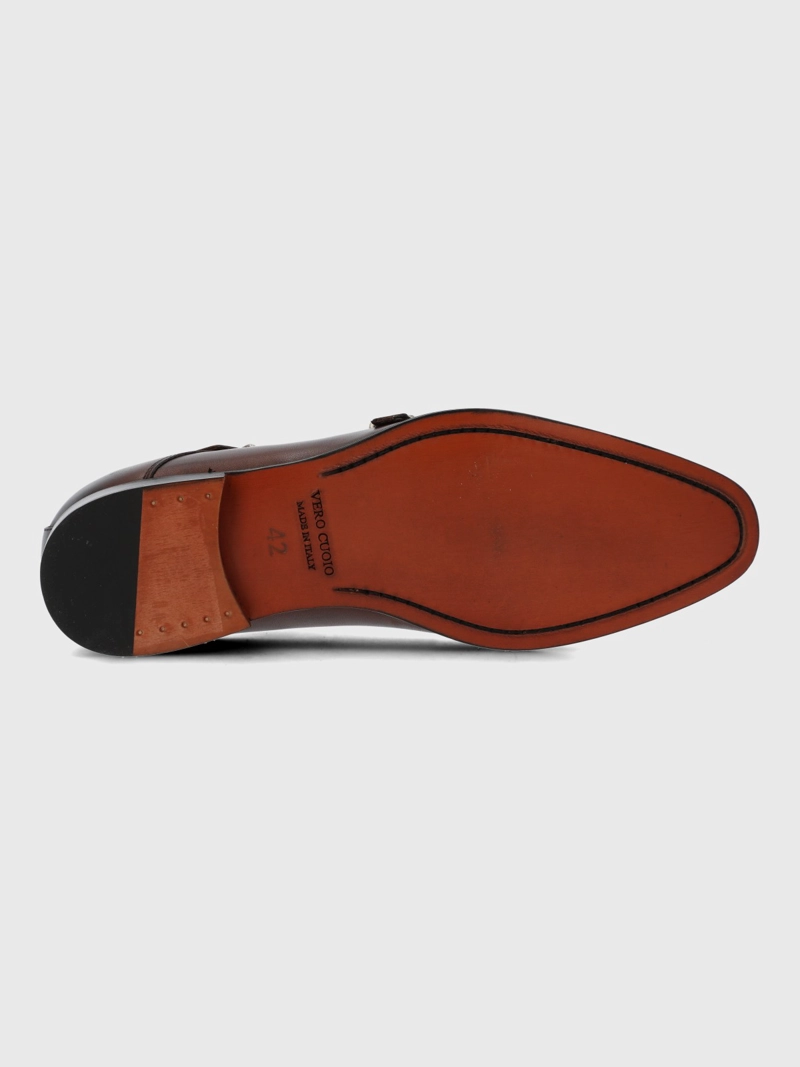 ZAPATO ITALIANO CUERO GELTO CAFE  HUSH PUPPIES - 8