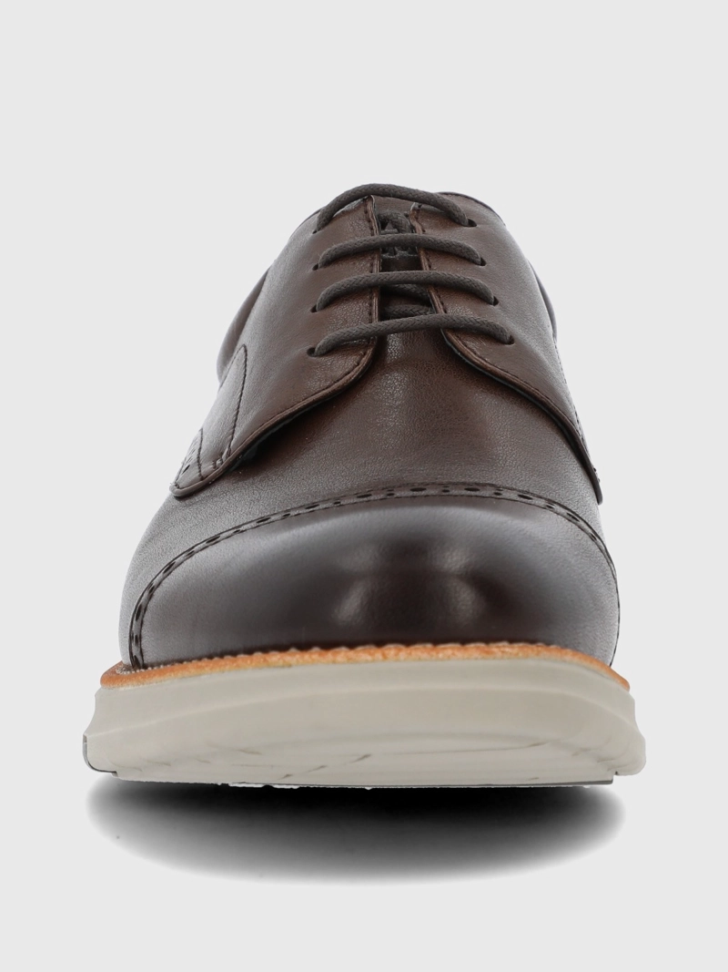 ZAPATO CUERO HOMBRE SEQUIO CAFE  HUSH PUPPIES - 4