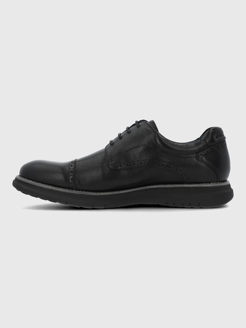 ZAPATO CUERO HOMBRE SEQUIO NEGRO HUSH PUPPIES - 5