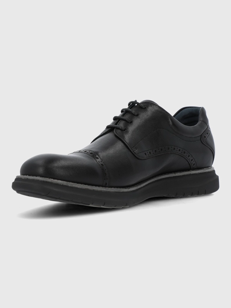 ZAPATO CUERO HOMBRE SEQUIO NEGRO HUSH PUPPIES - 6