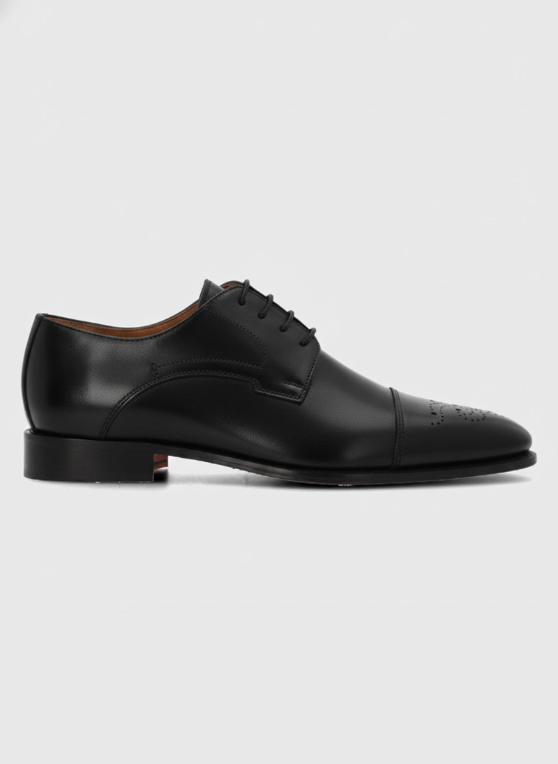 ZAPATO ITALIANO CUERO LUGGI NEGRO HUSH PUPPIES - 2