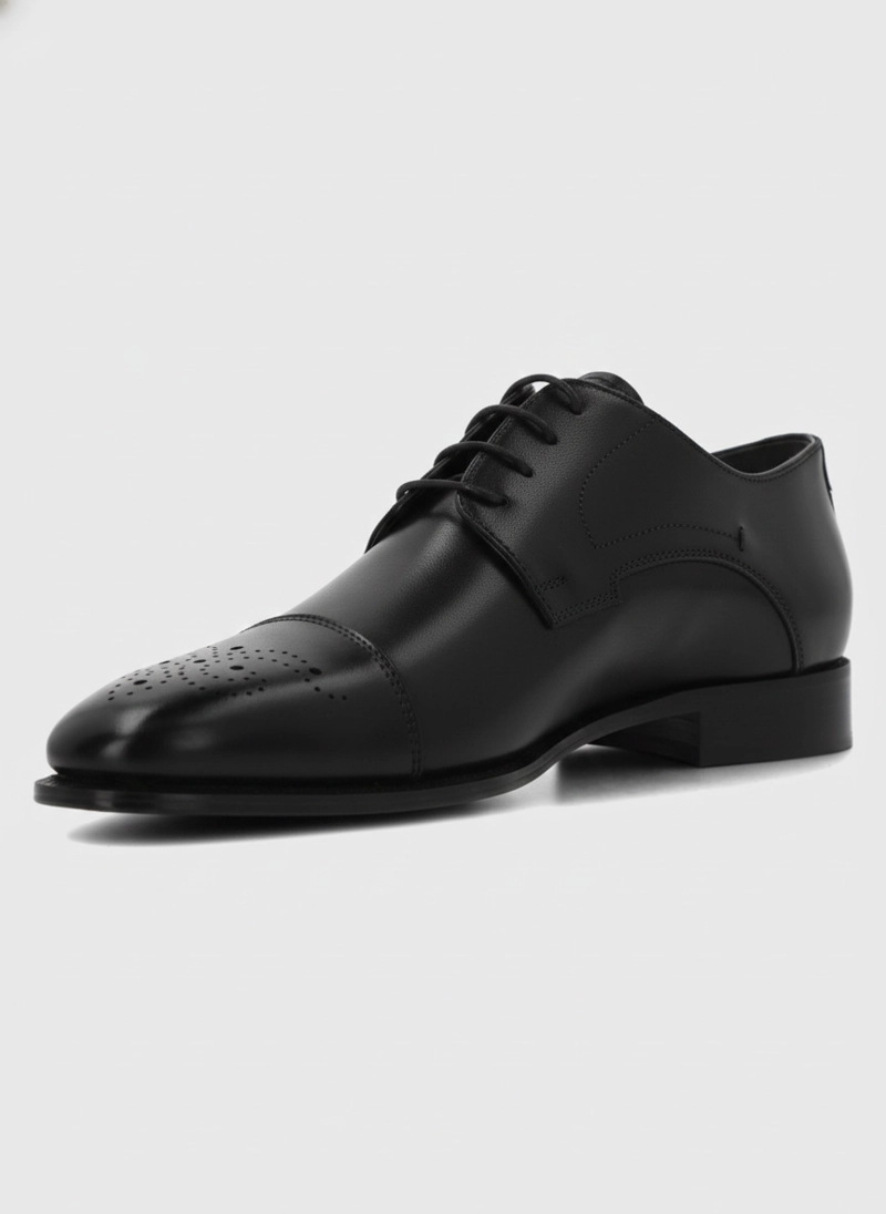 ZAPATO ITALIANO CUERO LUGGI NEGRO HUSH PUPPIES - 6