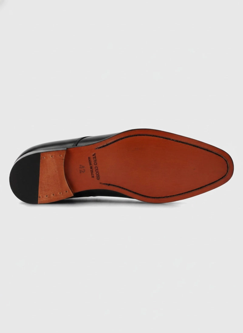 ZAPATO ITALIANO CUERO LUGGI NEGRO HUSH PUPPIES - 8