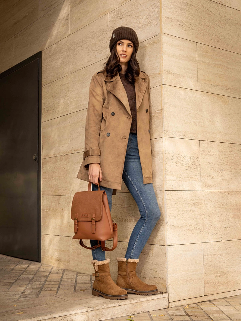 BOTIN MUJER VITTORIA CAMEL AZALEIA - 2