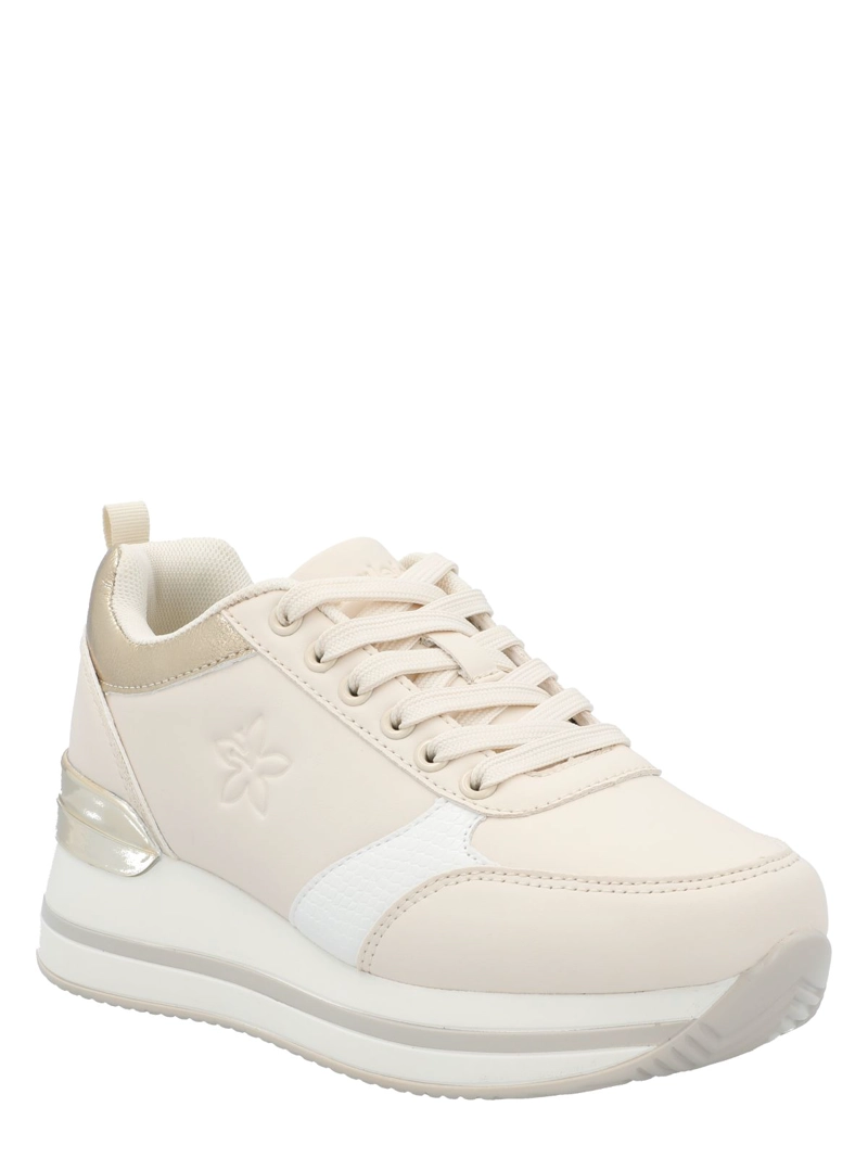 ZAPATILLA MUJER CLAUDIA 2 BEIGE AZALEIA - 1