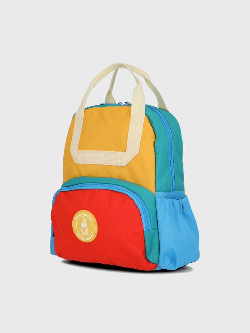 MOCHILA NIÑO COLOR MINI BACKPACK AMARILLO HUSH PUPPIES KIDS - 2