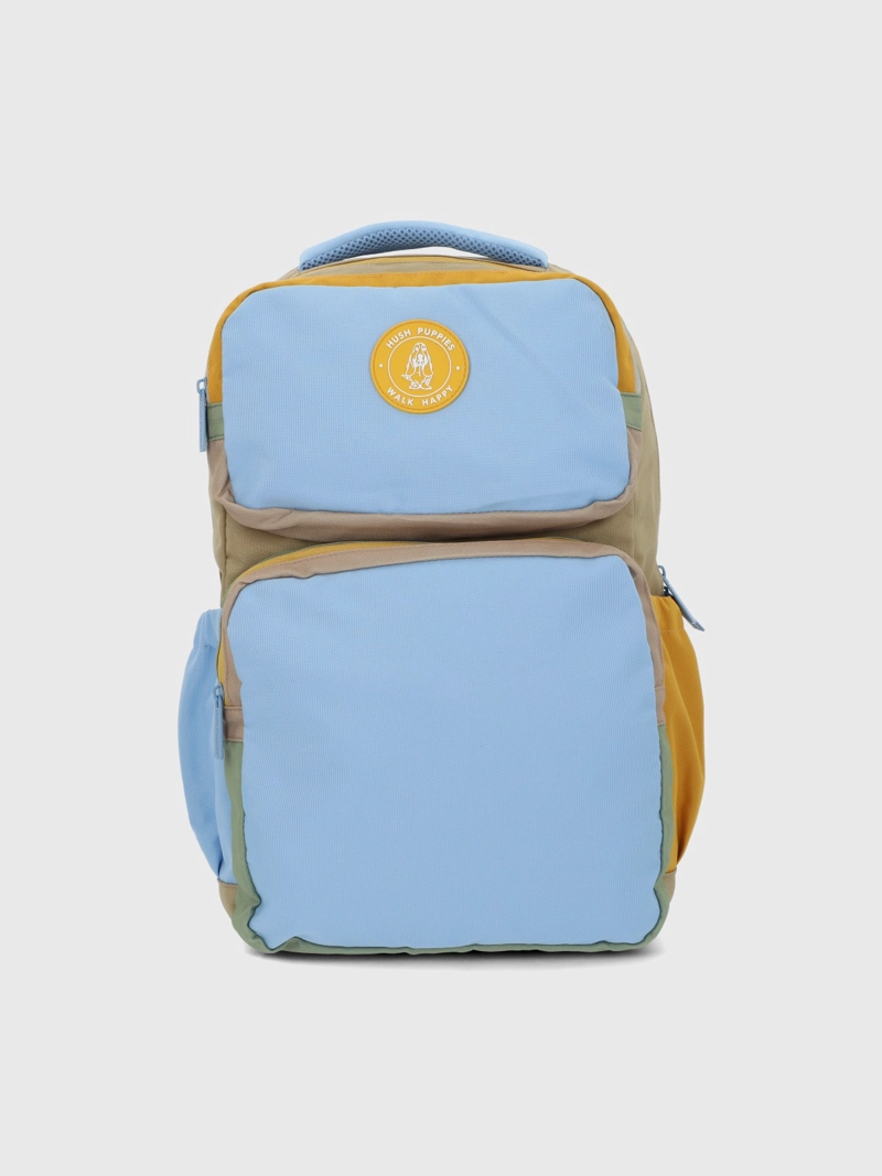 MOCHILA NIÑO COLOR BACKPACK CELESTE HUSH PUPPIES KIDS - 1