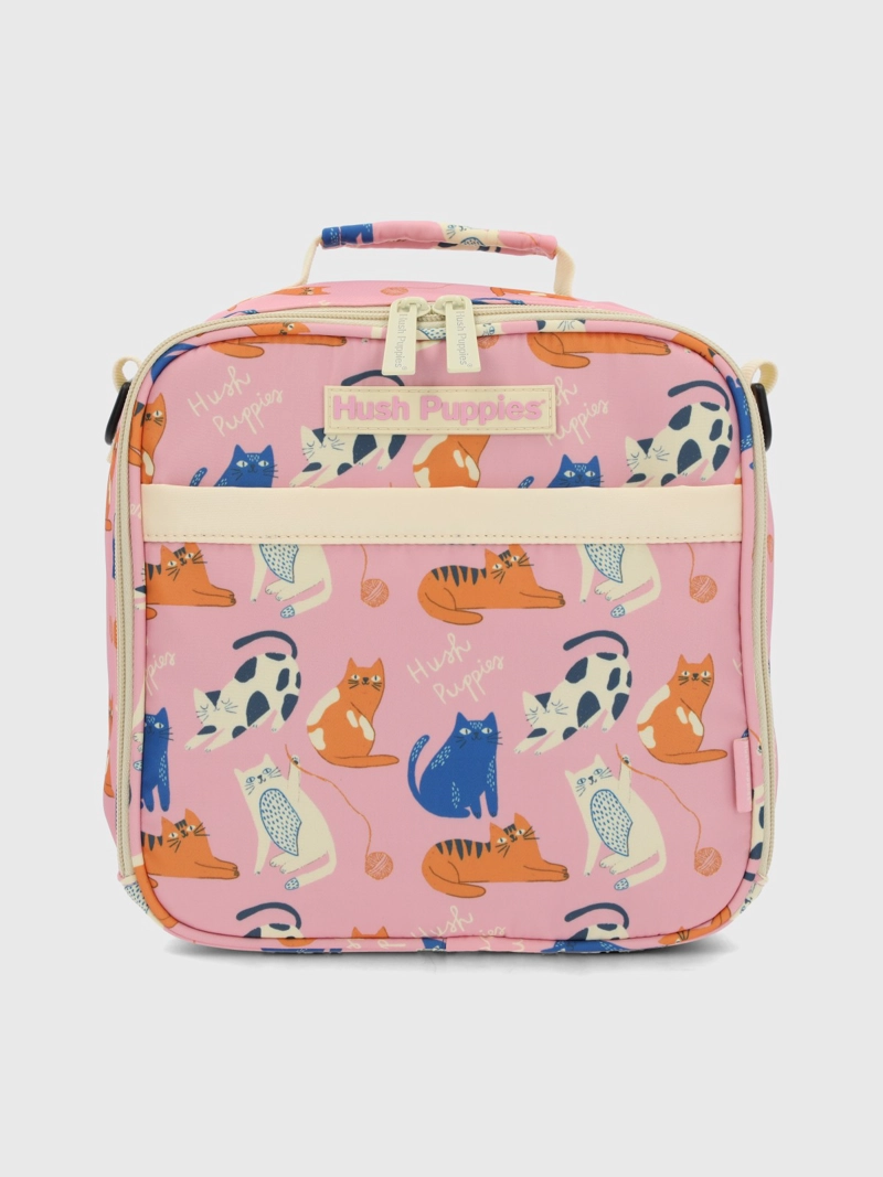 MOCHILA NIÑA CAT LUNCHBAG ROSADO HUSH PUPPIES KIDS - 1