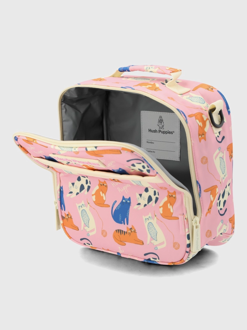 MOCHILA NIÑA CAT LUNCHBAG ROSADO HUSH PUPPIES KIDS - 5