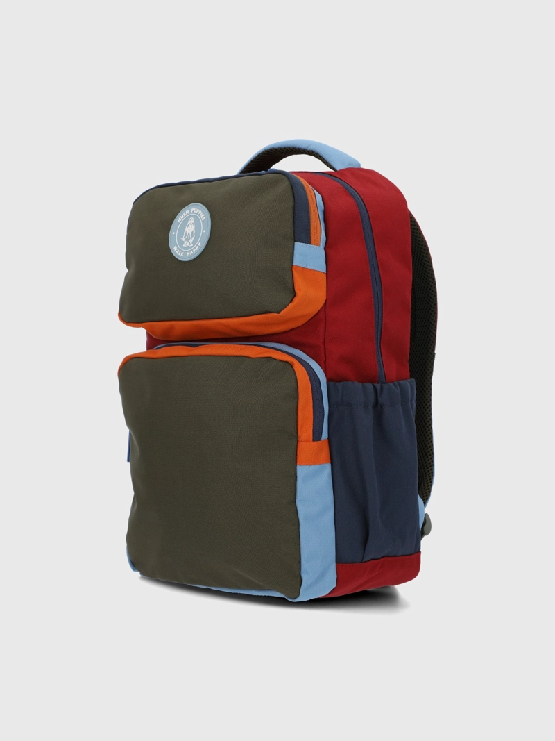 MOCHILA NIÑO COLOR BACKPACK VERDE HUSH PUPPIES KIDS - 2