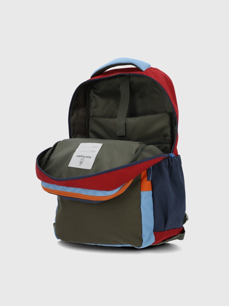 MOCHILA NIÑO COLOR BACKPACK VERDE HUSH PUPPIES KIDS - 6