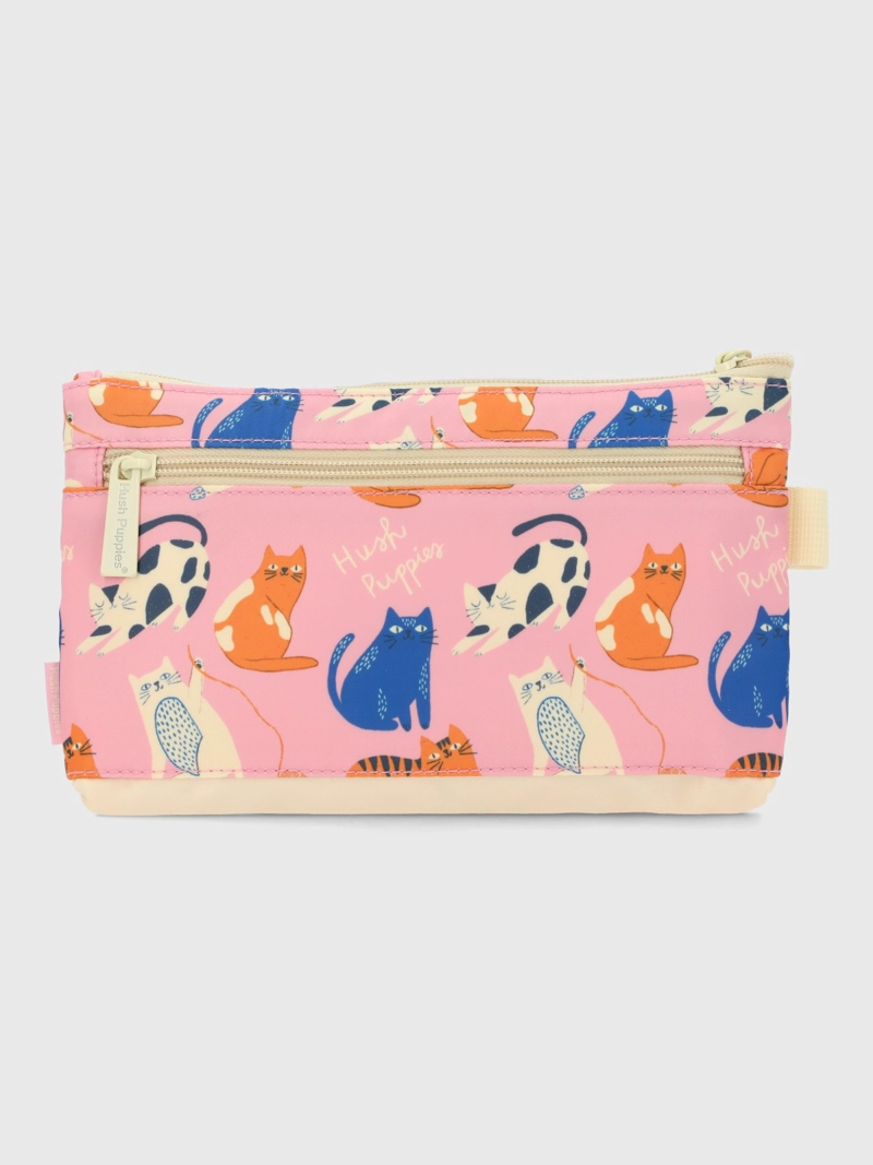 MOCHILA NIÑA CAT PENCILCASE ROSADO HUSH PUPPIES KIDS - 2