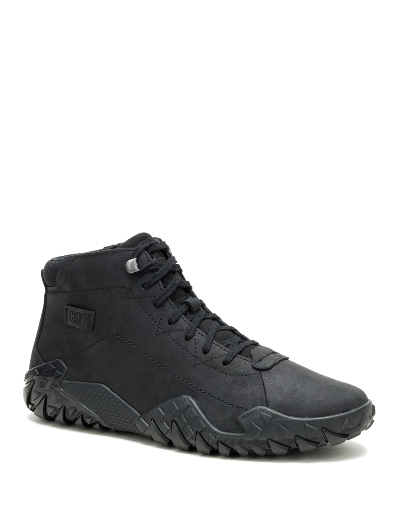 ZAPATILLA C/CAÑA CUERO HOMBRE GRIDLOCK HI NEGRO CAT - 1