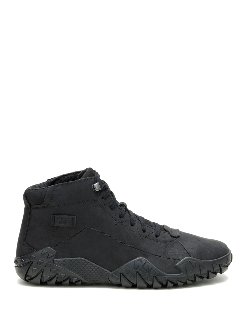 ZAPATILLA C/CAÑA CUERO HOMBRE GRIDLOCK HI NEGRO CAT - 2