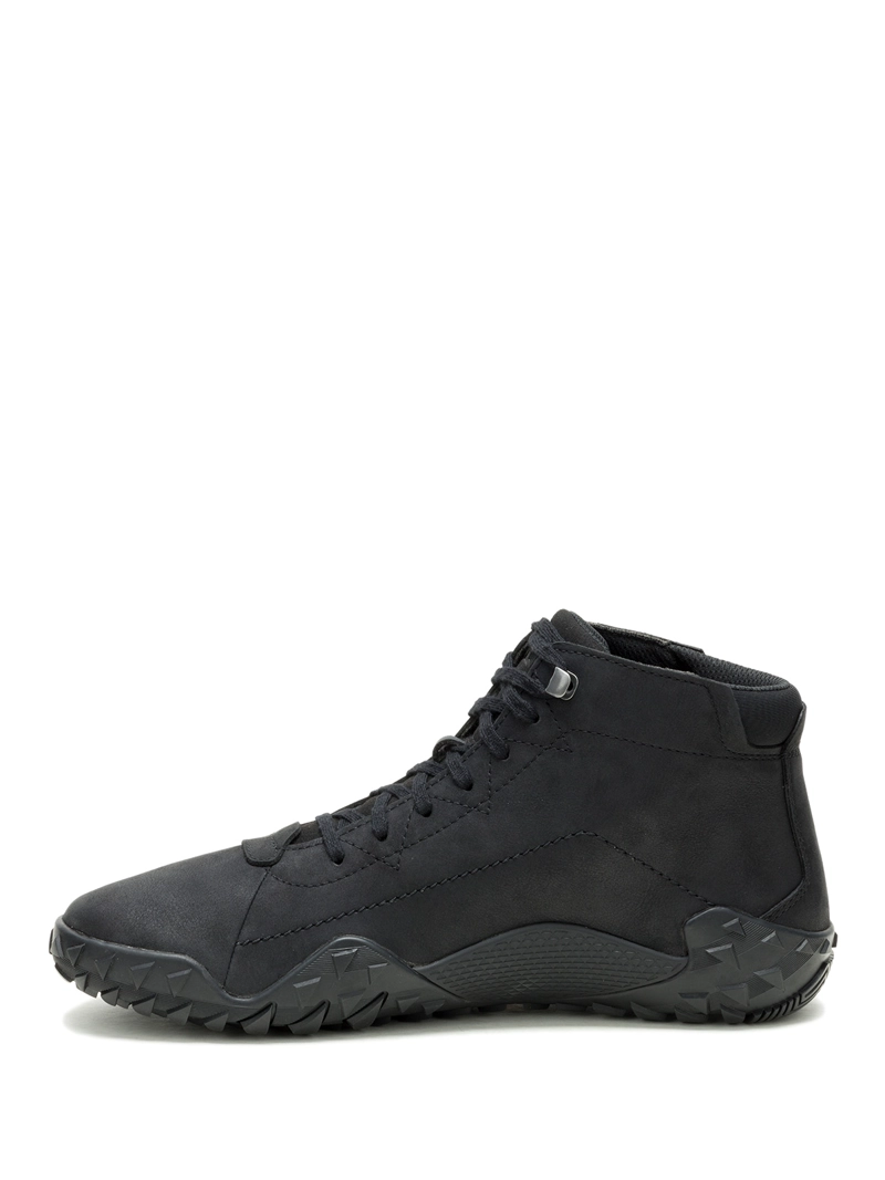ZAPATILLA C/CAÑA CUERO HOMBRE GRIDLOCK HI NEGRO CAT - 4