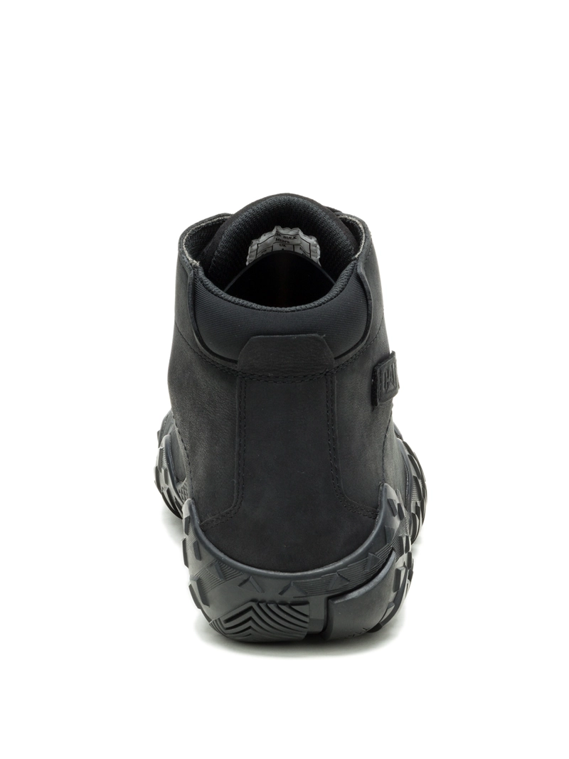 ZAPATILLA C/CAÑA CUERO HOMBRE GRIDLOCK HI NEGRO CAT - 6