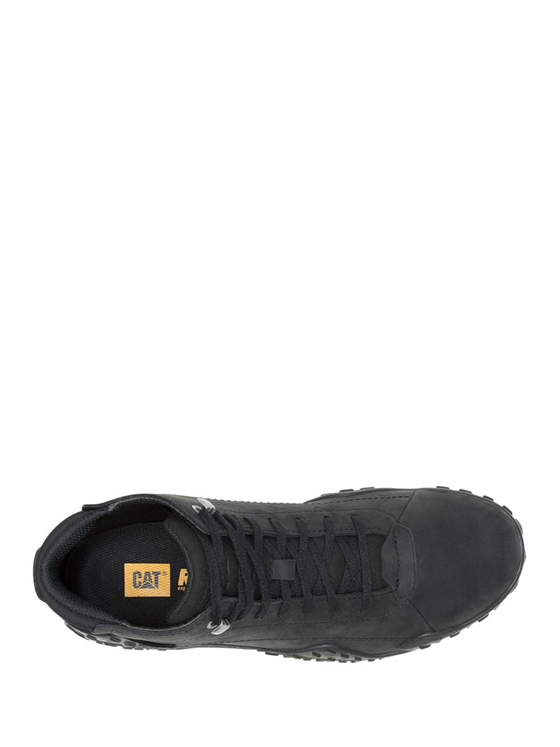 ZAPATILLA C/CAÑA CUERO HOMBRE GRIDLOCK HI NEGRO CAT - 7