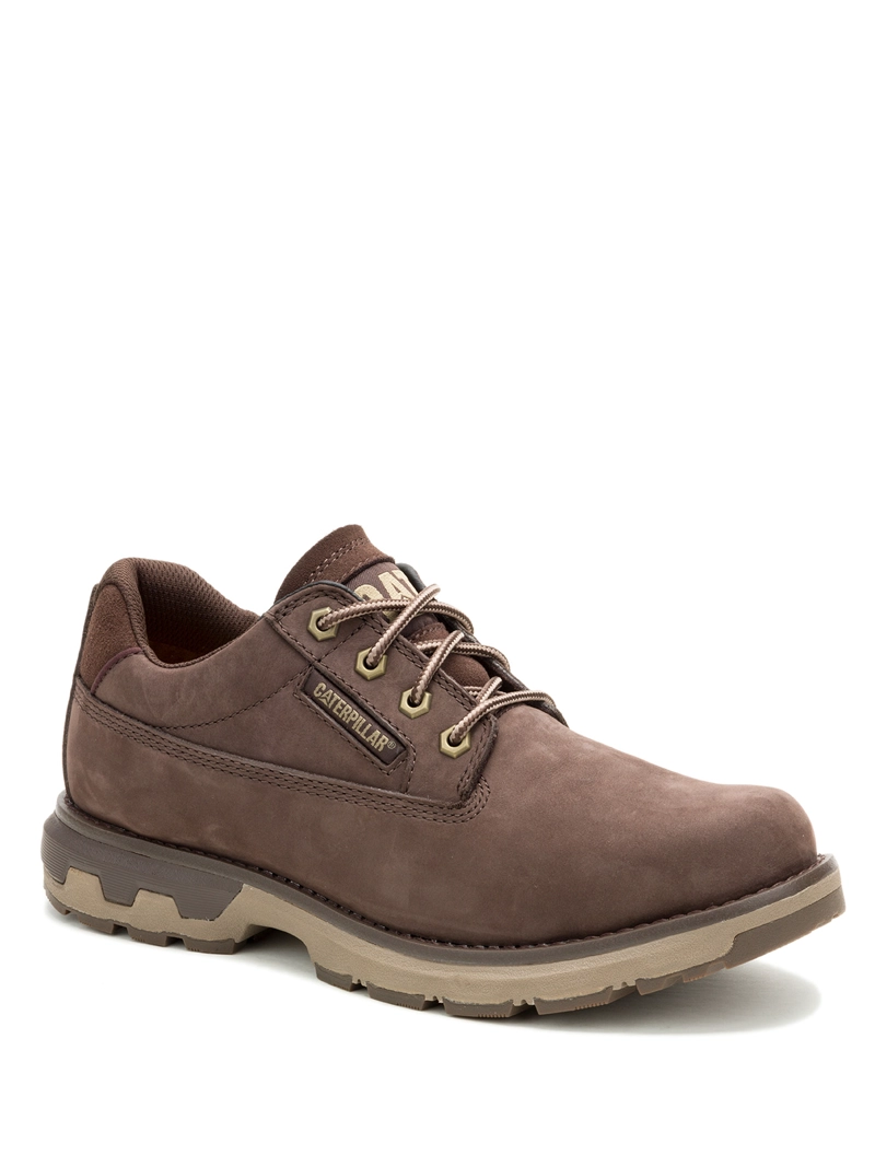 ZAPATO CUERO HOMBRE PURSUE LO CAFE  CLARO CAT - 1