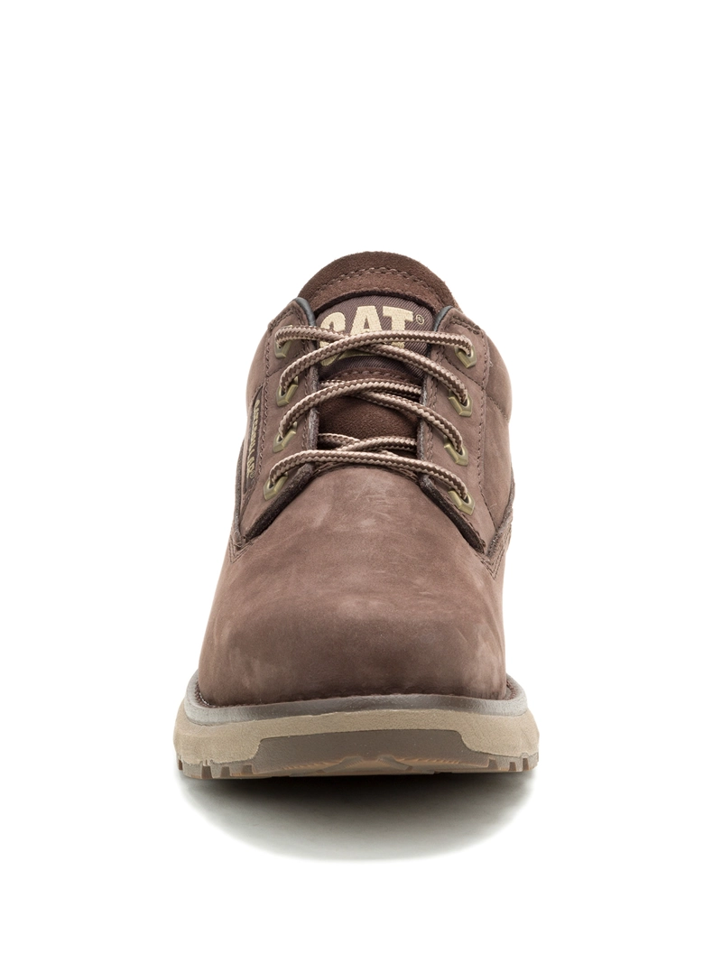 ZAPATO CUERO HOMBRE PURSUE LO CAFE  CLARO CAT - 5