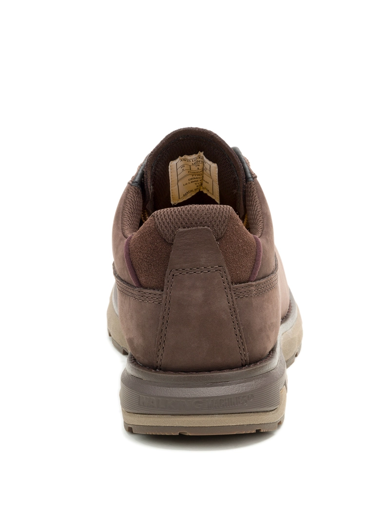 ZAPATO CUERO HOMBRE PURSUE LO CAFE  CLARO CAT - 6