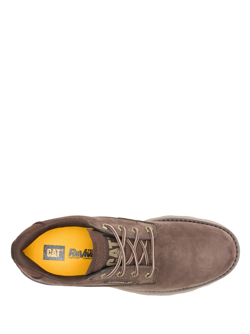 ZAPATO CUERO HOMBRE PURSUE LO CAFE  CLARO CAT - 7