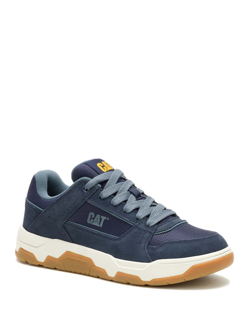 ZAPATILLA C/CAÑA CUERO HOMBRE THEOREM MID AZUL CAT - 1