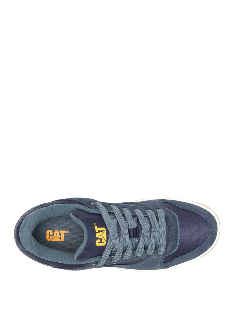 ZAPATILLA C/CAÑA CUERO HOMBRE THEOREM MID AZUL CAT - 7