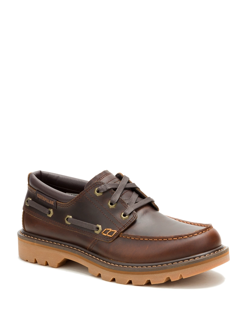 ZAPATO CUERO HOMBRE COLORADO BOAT LO CAFE  OSCURO CAT - 1
