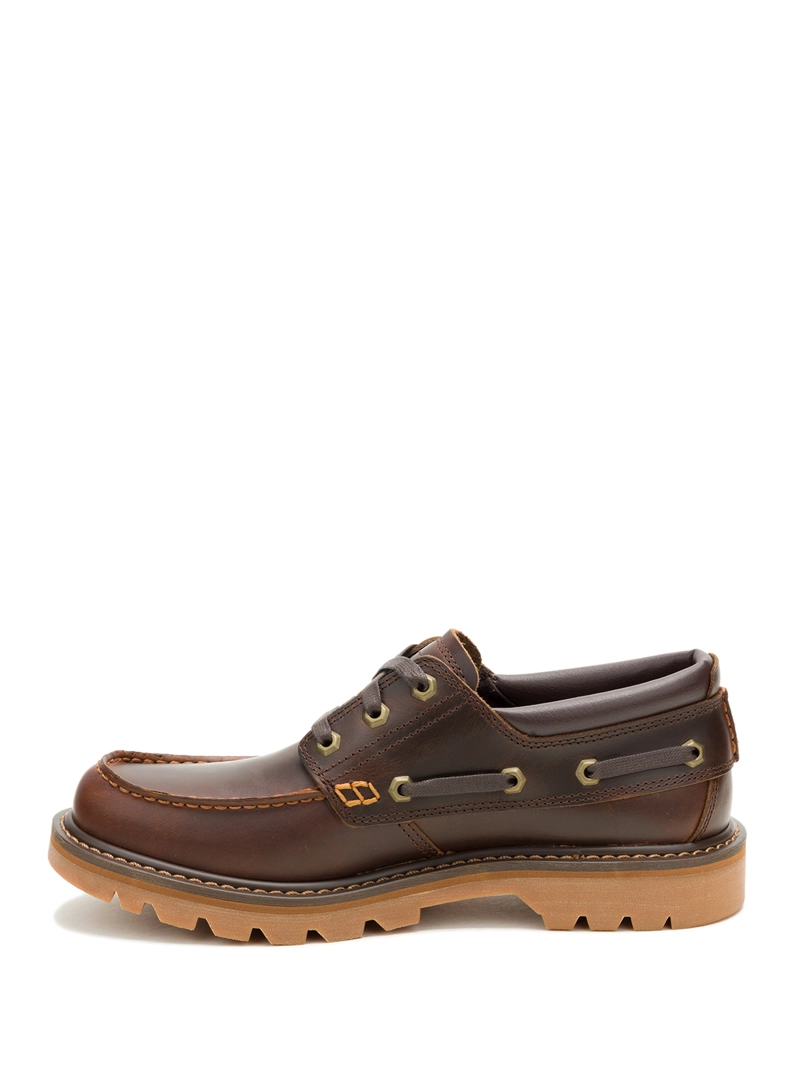 ZAPATO CUERO HOMBRE COLORADO BOAT LO CAFE  OSCURO CAT - 4
