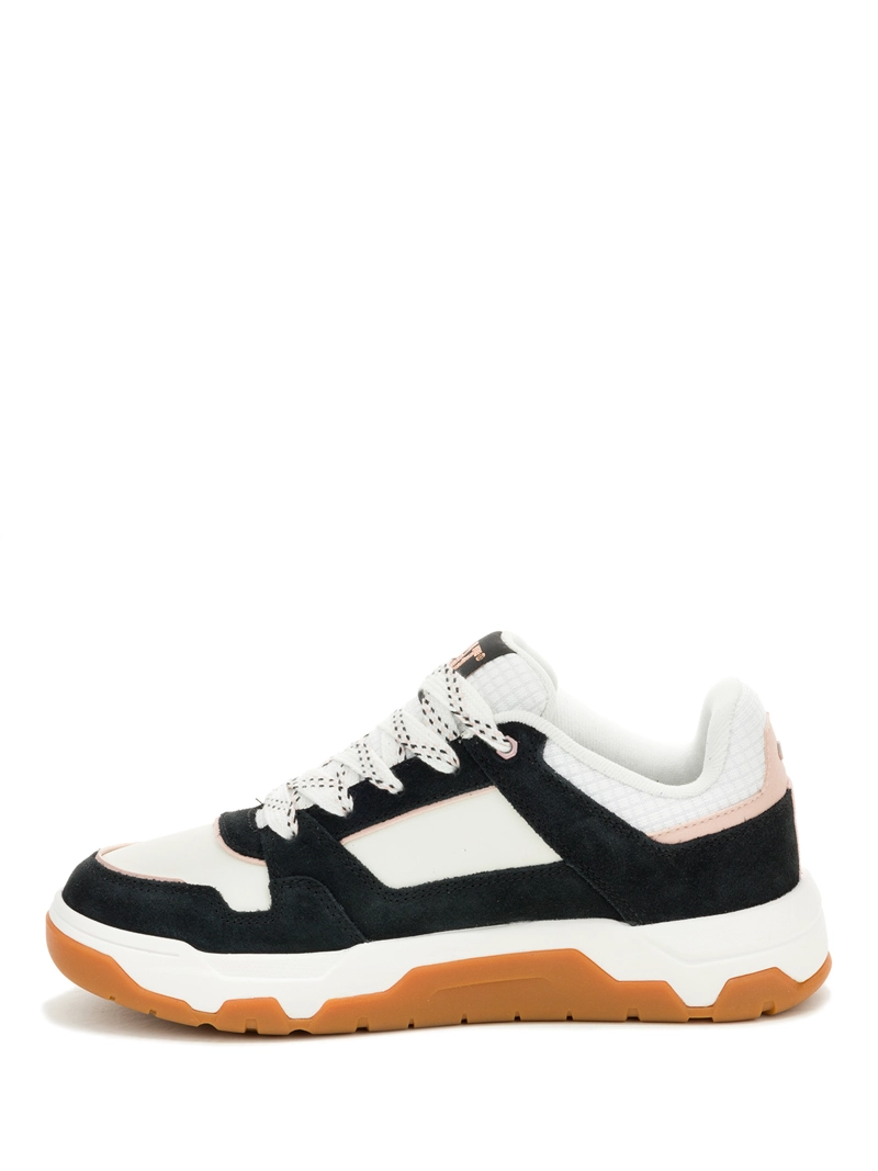 ZAPATILLA CUERO MUJER SCRIPT NEGRO CAT - 4