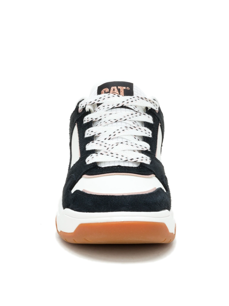 ZAPATILLA CUERO MUJER SCRIPT NEGRO CAT - 5
